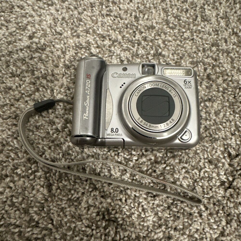 Canon PowerShot A720 IS 8.0MP Digital Compact Camera 6x Optical Zoom Tested